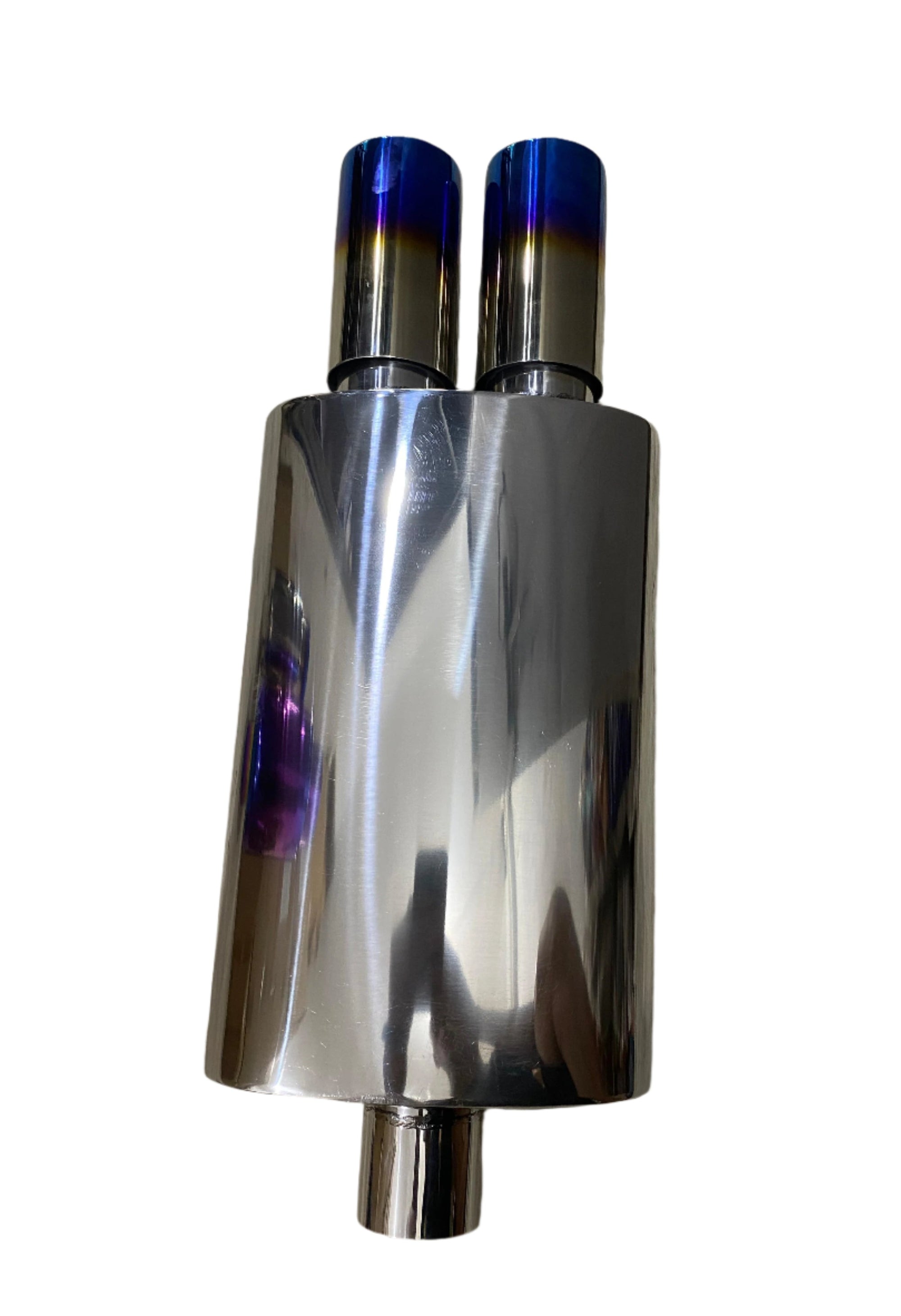 Silver Dual Exit "Devil" Muffler