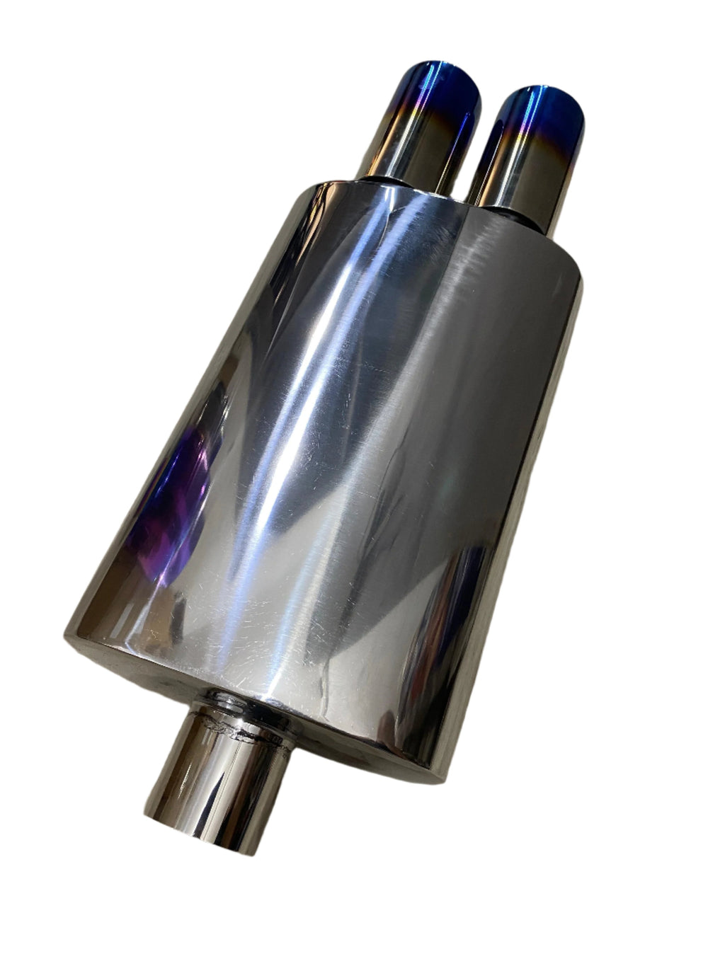 Silver Dual Exit "Devil" Muffler