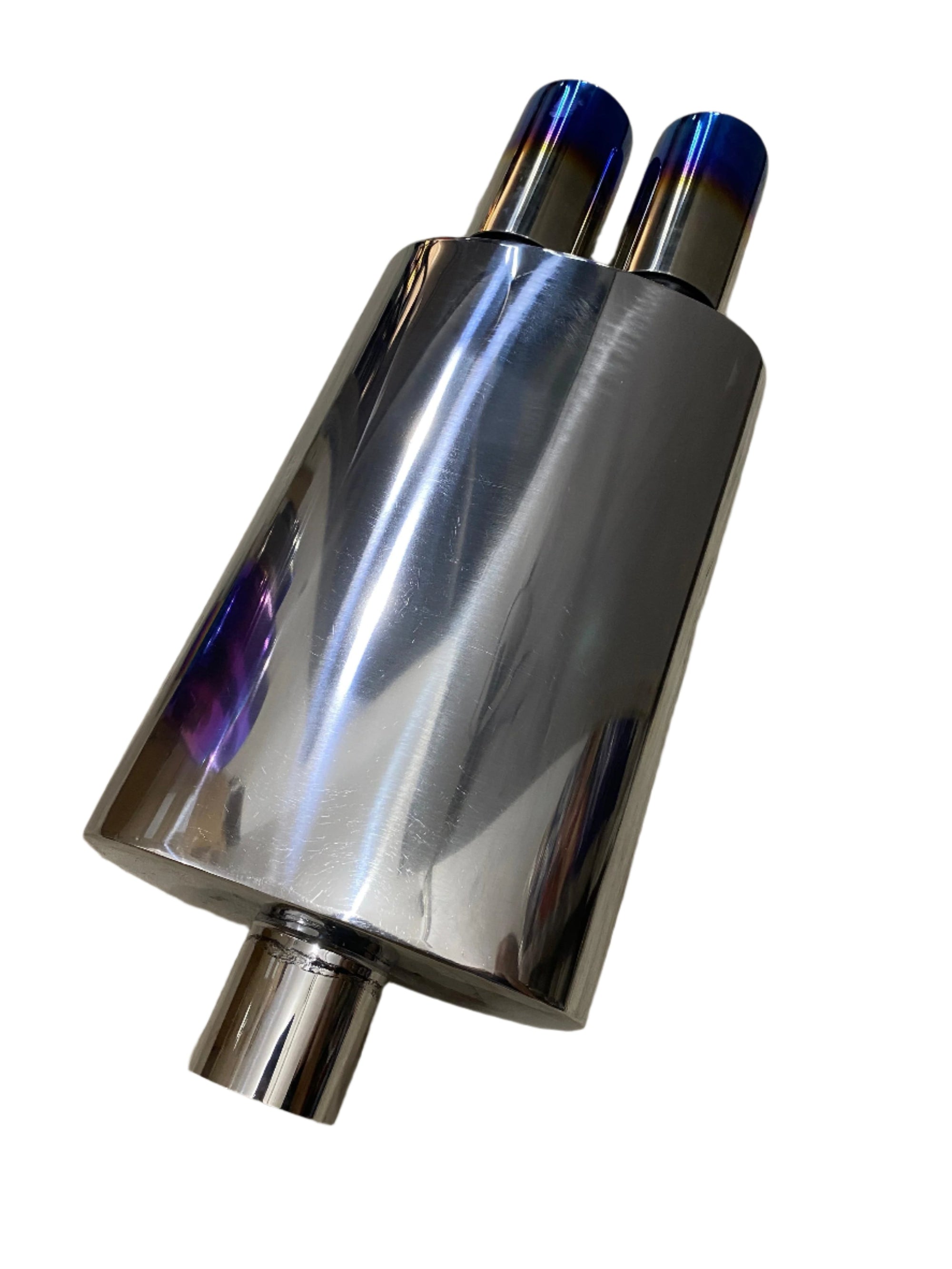Silver Dual Exit "Devil" Muffler