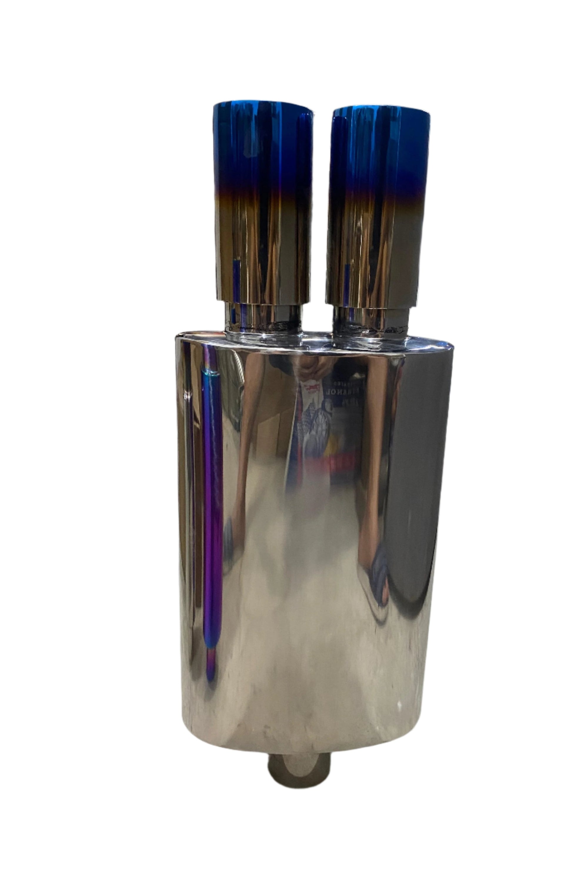 Silver Dual Exit "Devil" Muffler