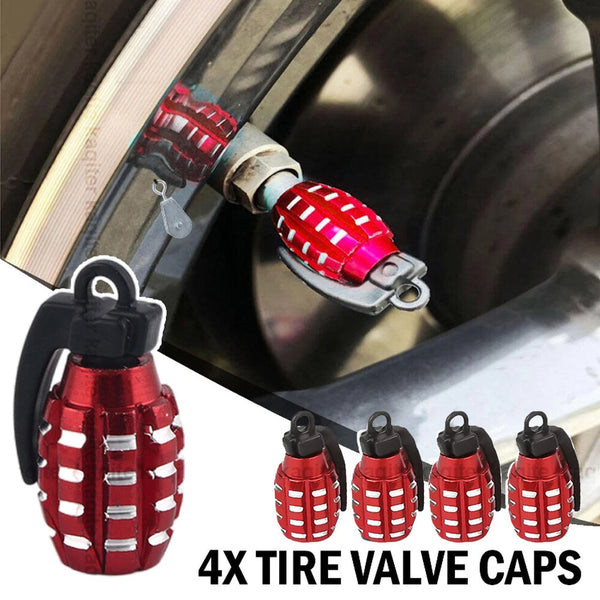 Grenade Tyre Stem Cover